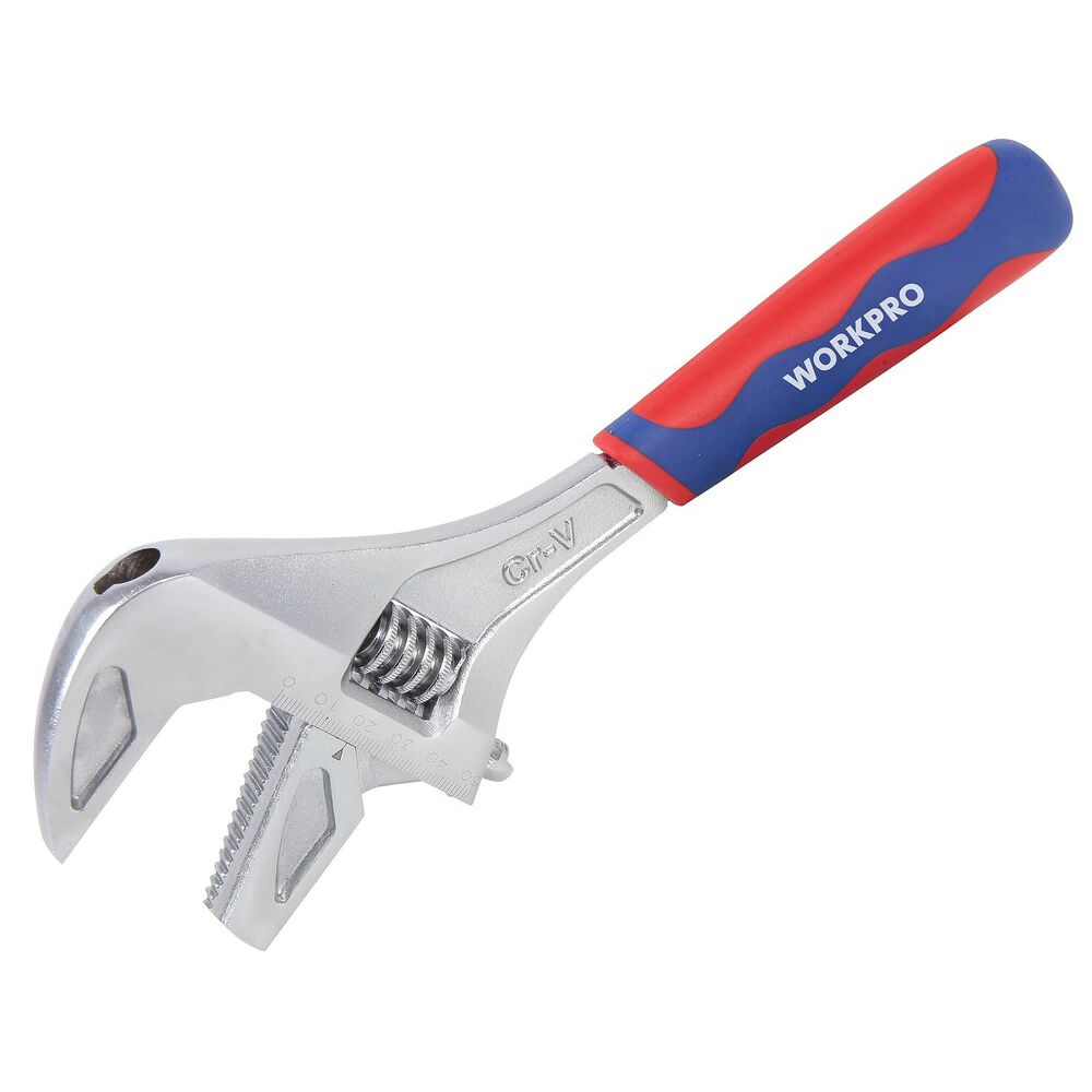 Llave Extra Ancha 2 En 1 Ajustable 200mm Workpro image number 0.0