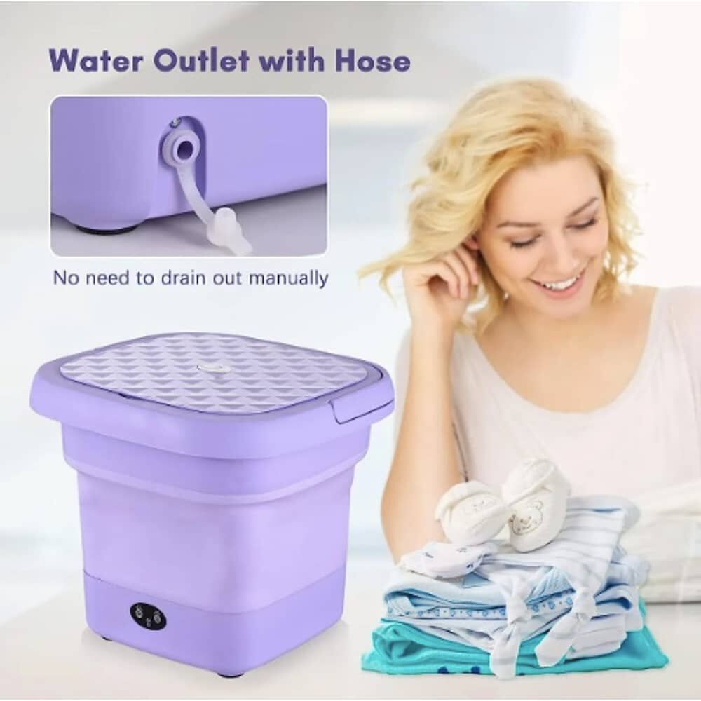 Mini Lavadora Portatil Plegable 2 Kg image number 2.0