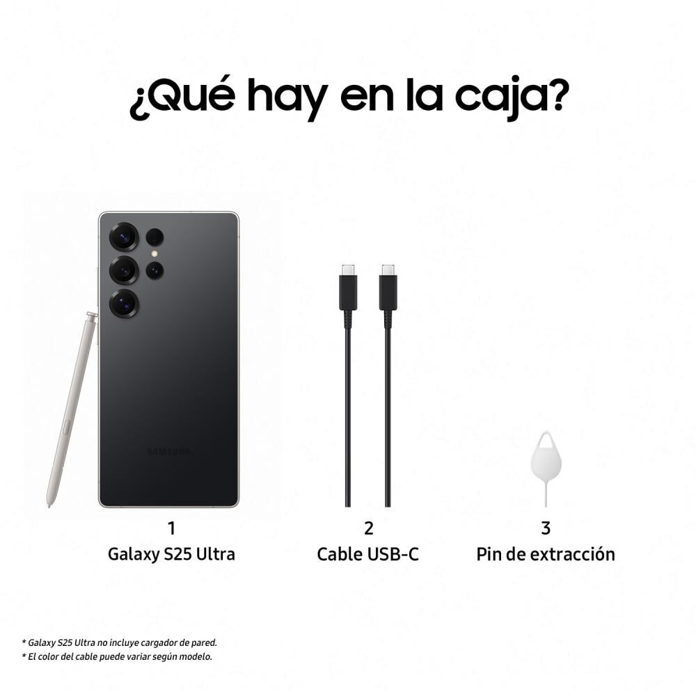 Smartphone Samsung Galaxy S25 Ultra / 5G / 512 GB / Negro Titanio / Liberado image number 7.0