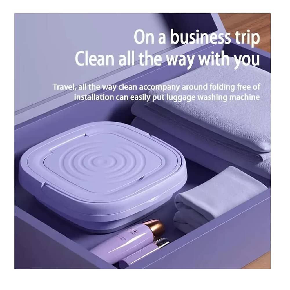 Mini Lavadora Port&aacute;til Con Desinfectar De Luz Azul 8l image number 2.0