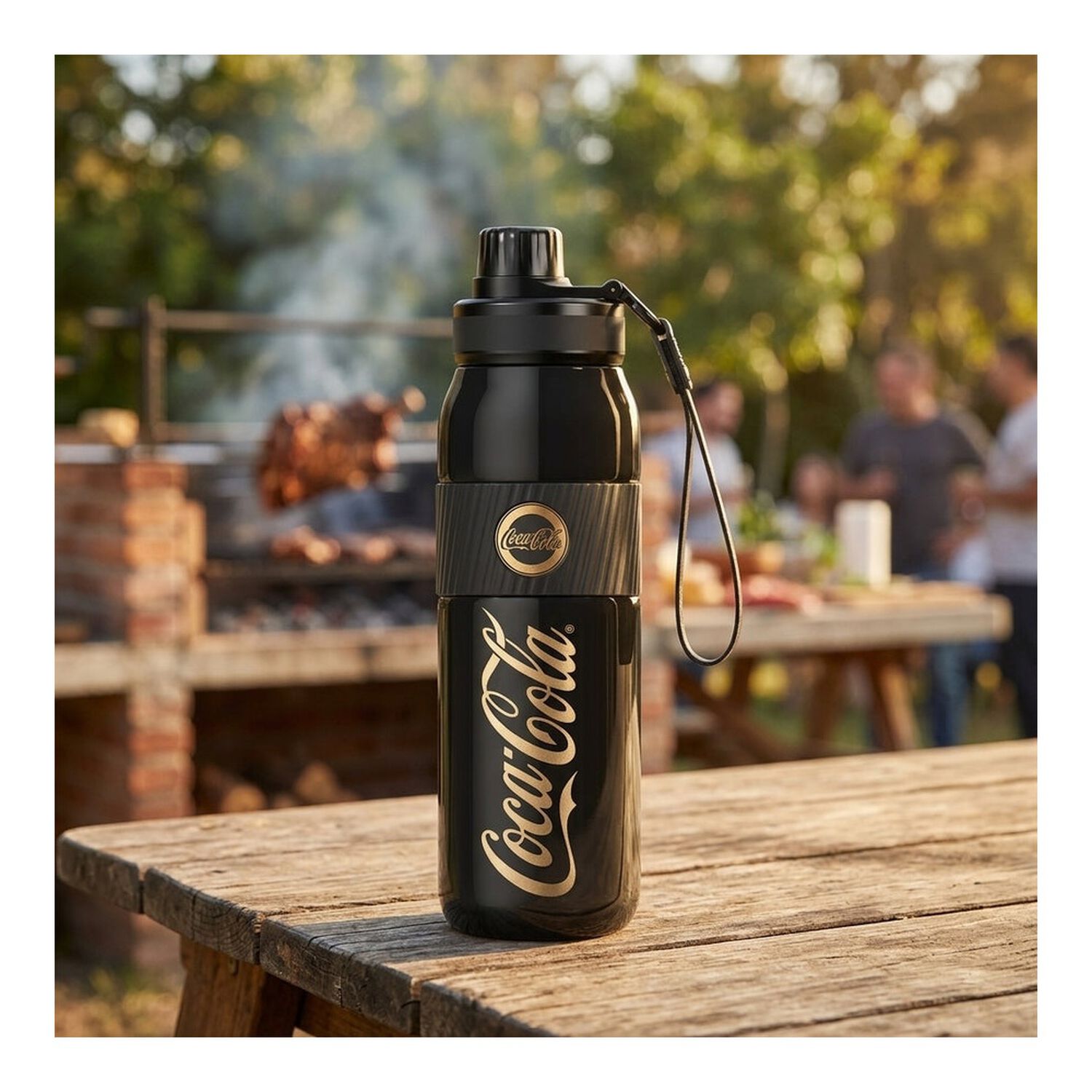 Termo Inoxidable Germ Coca-cola 580ml Black Edition image number 9.0