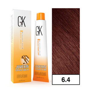 Gkhair - Tintura Cream Color Permanente Vegana 100ml + Oxidante - 6.4 Rubio Oscuro Cobrizo