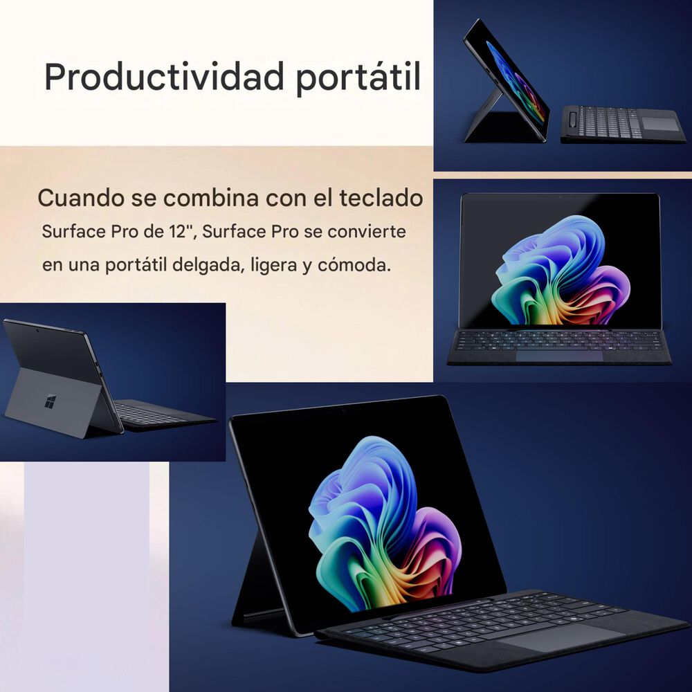 Surface Pro 12 Copilot+ Pc Tablet Con Windows 11 + Teclado Y Lápiz image number 9.0