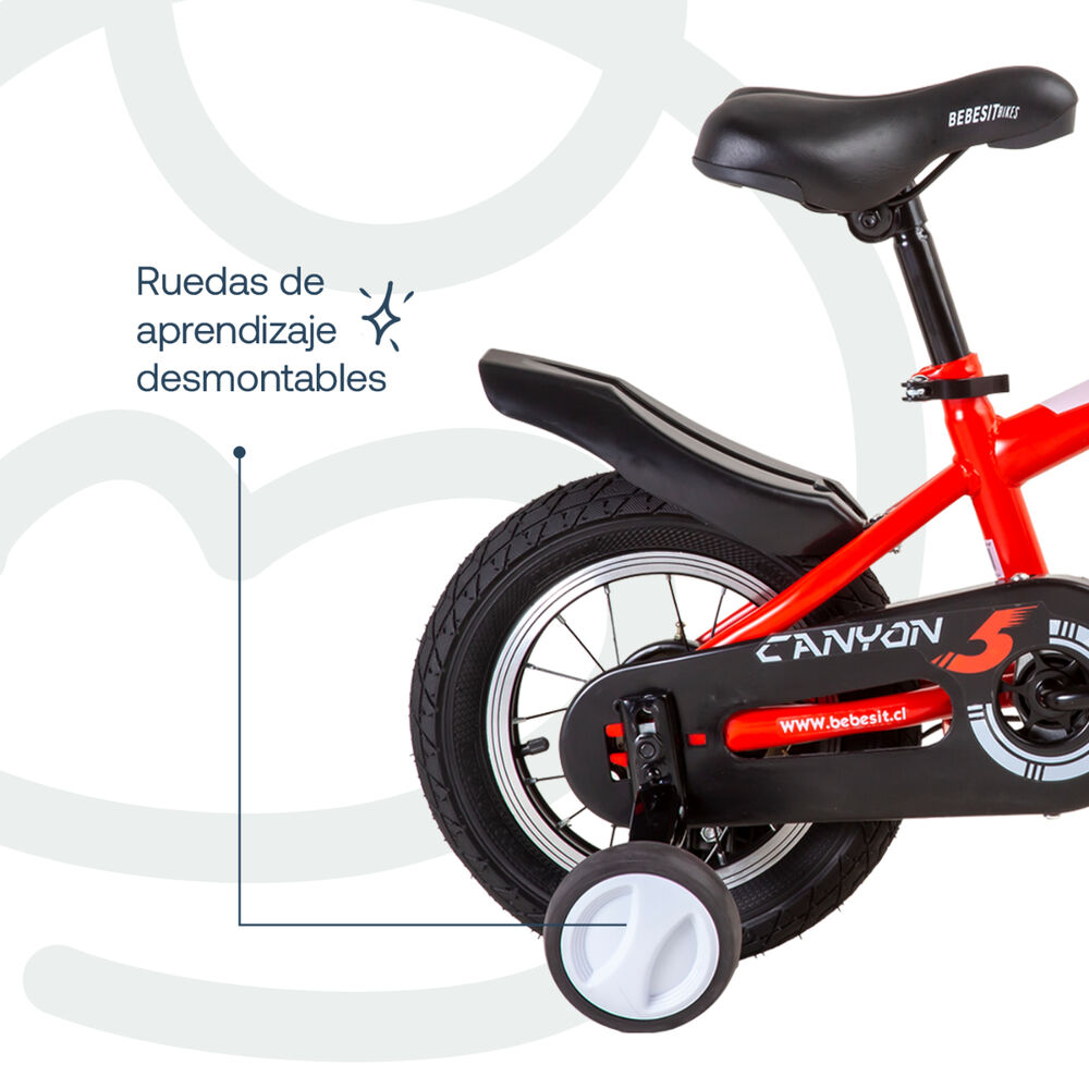 Bicicleta Infantil Canyon Aro 12 Roja Bebesit image number 5.0