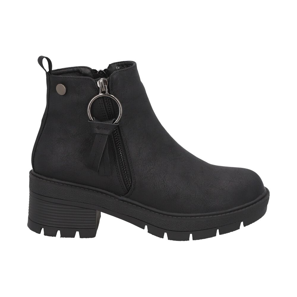 Botin Mujer Negro Plataforma Ester Detogni image number 0.0