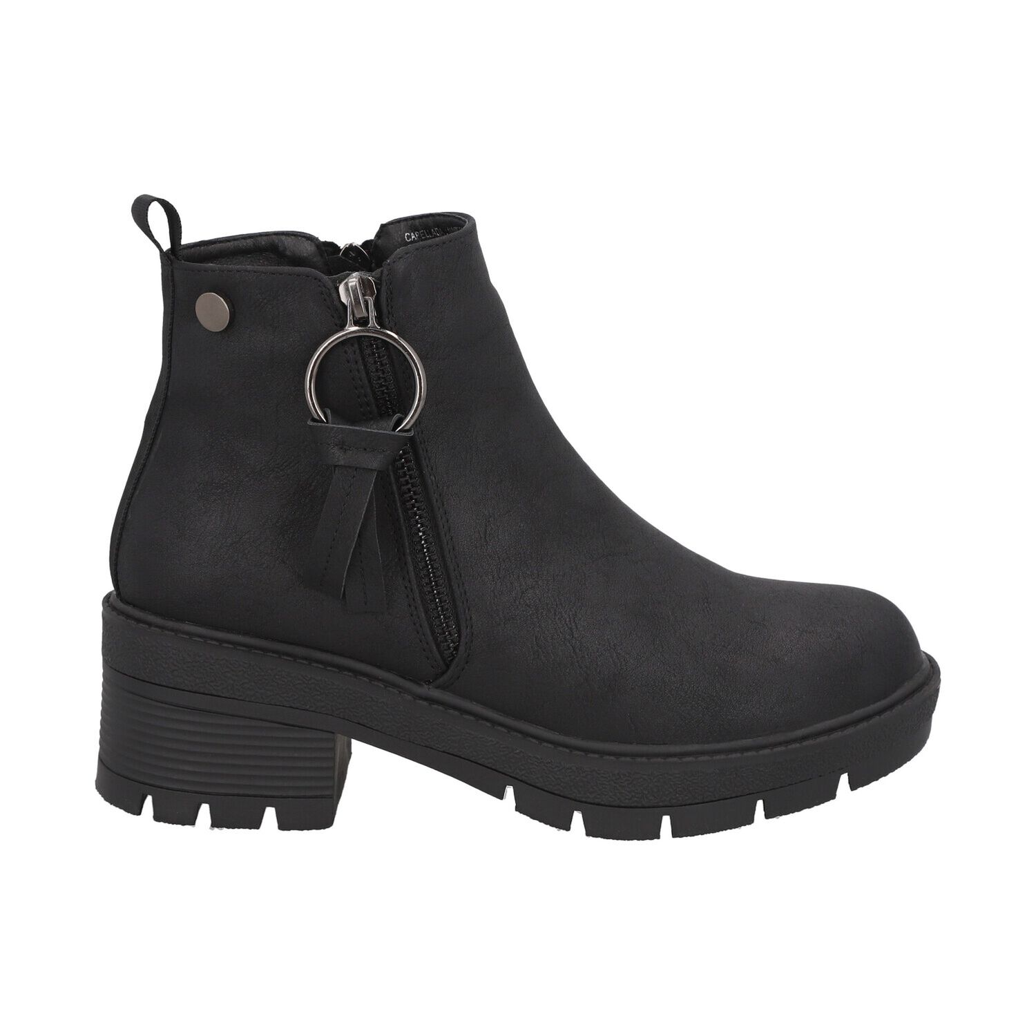 Botin Mujer Negro Plataforma Ester Detogni image number 0.0