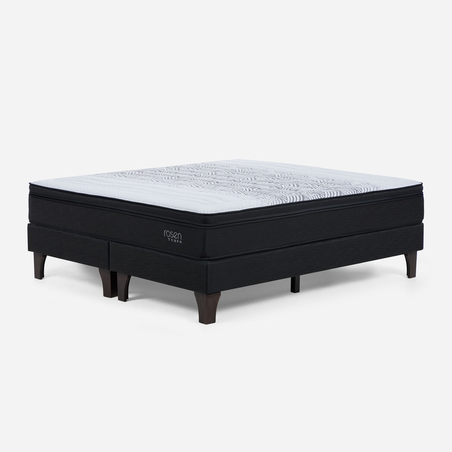 Cama Europea Rosen Tempo / 2 Plazas / Base Dividida image number 1.0