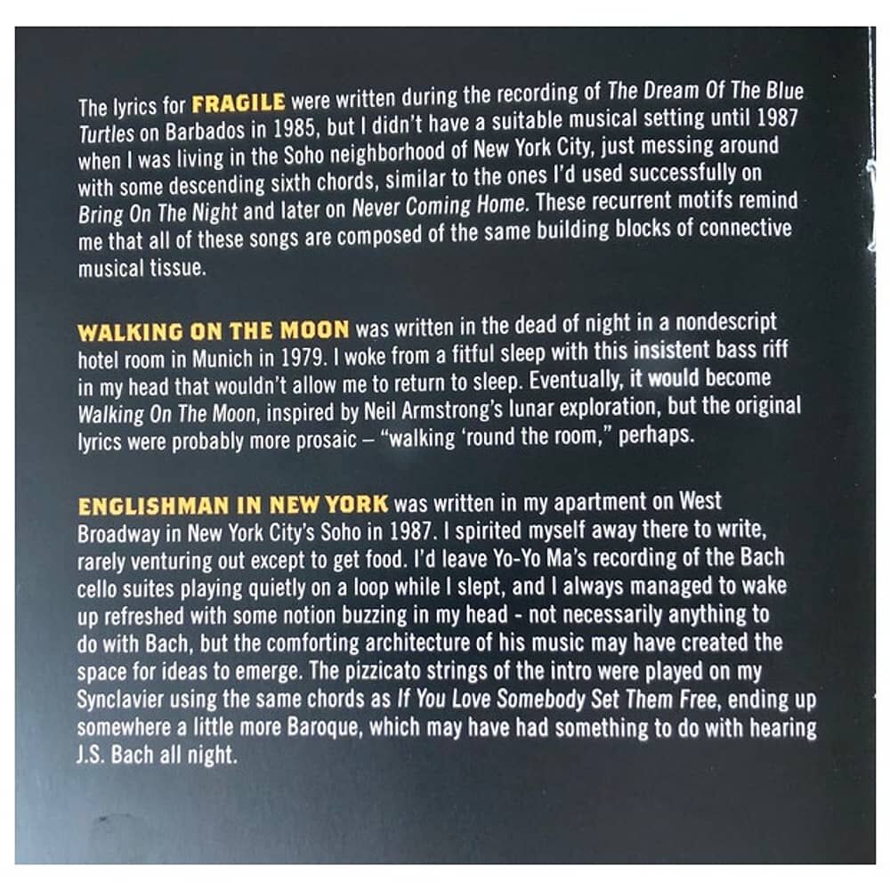 Sting - My Songs (digipack) | Cd image number 9.0