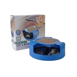Juguete Interactivo Para Gatos Atrapa Al Raton Rascador