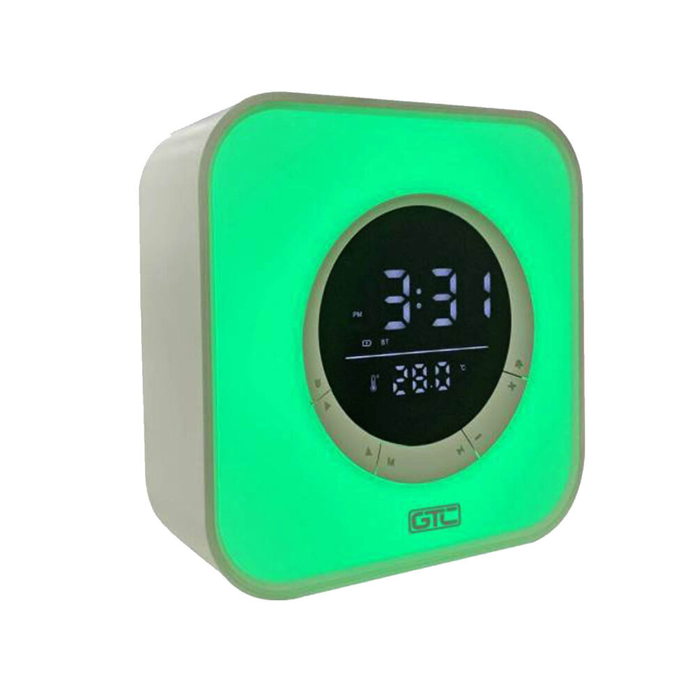 Parlante Bluetooth Rgb Despertador Reloj Temperatura Spg-134 image number 2.0