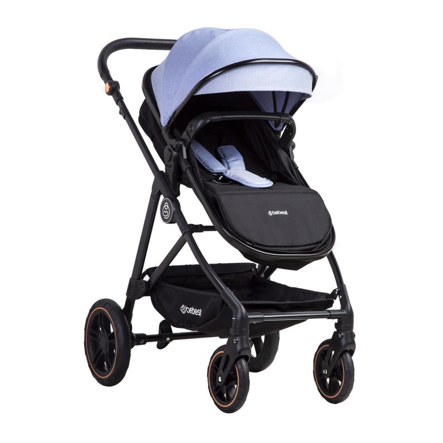 Coche Cuna Paseo Bebesit Street Azul image number 0.0