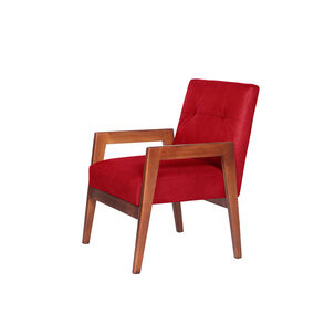 Sitial Munich Cuero Kentucky Rojo