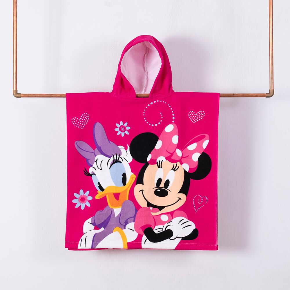 Toalla De Playa Capucha Infantil Disney Minnie Help / 60x120 Cm image number 0.0