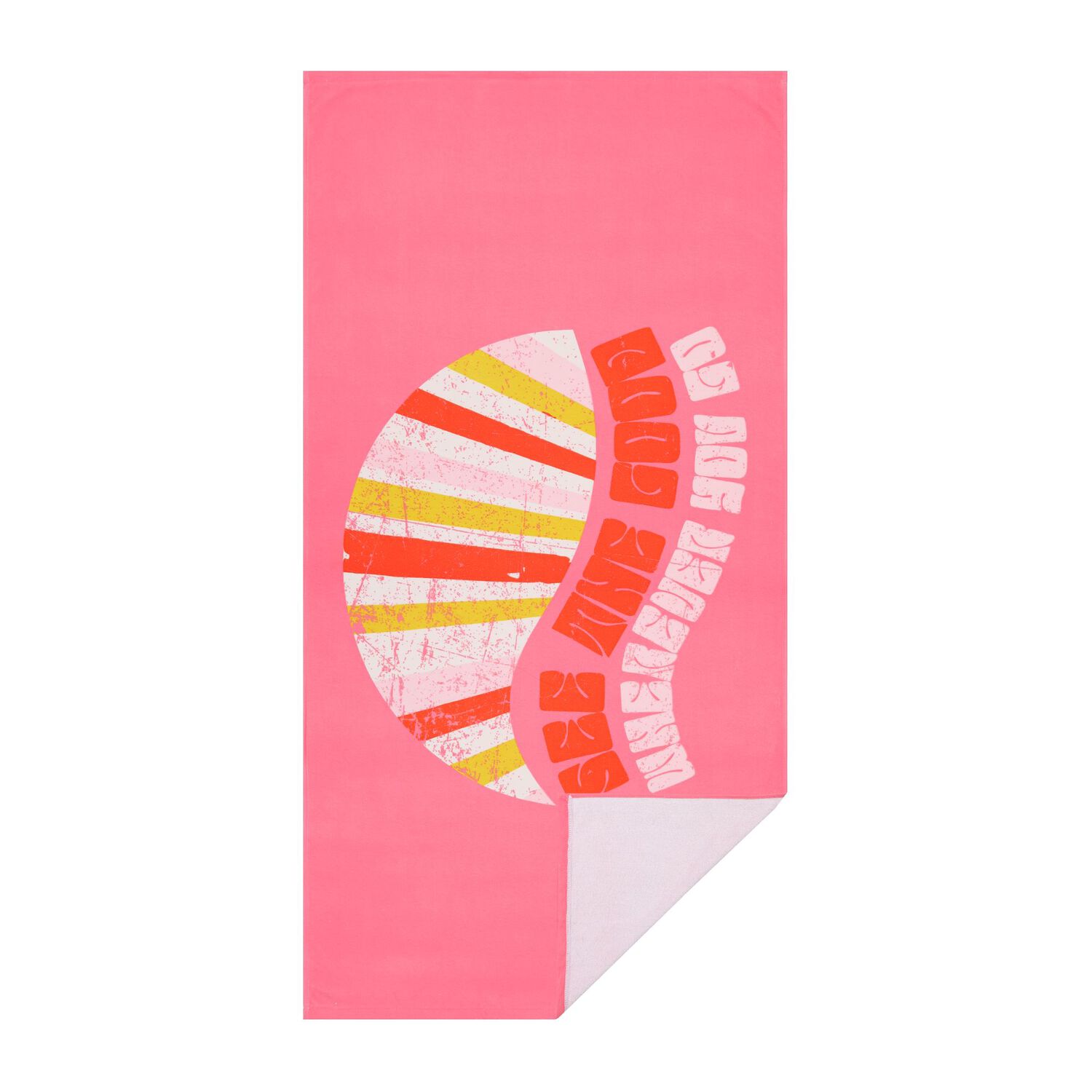 Toalla De Playa Casaideal Good Rosa 27 / 75x150 Cm image number 2.0