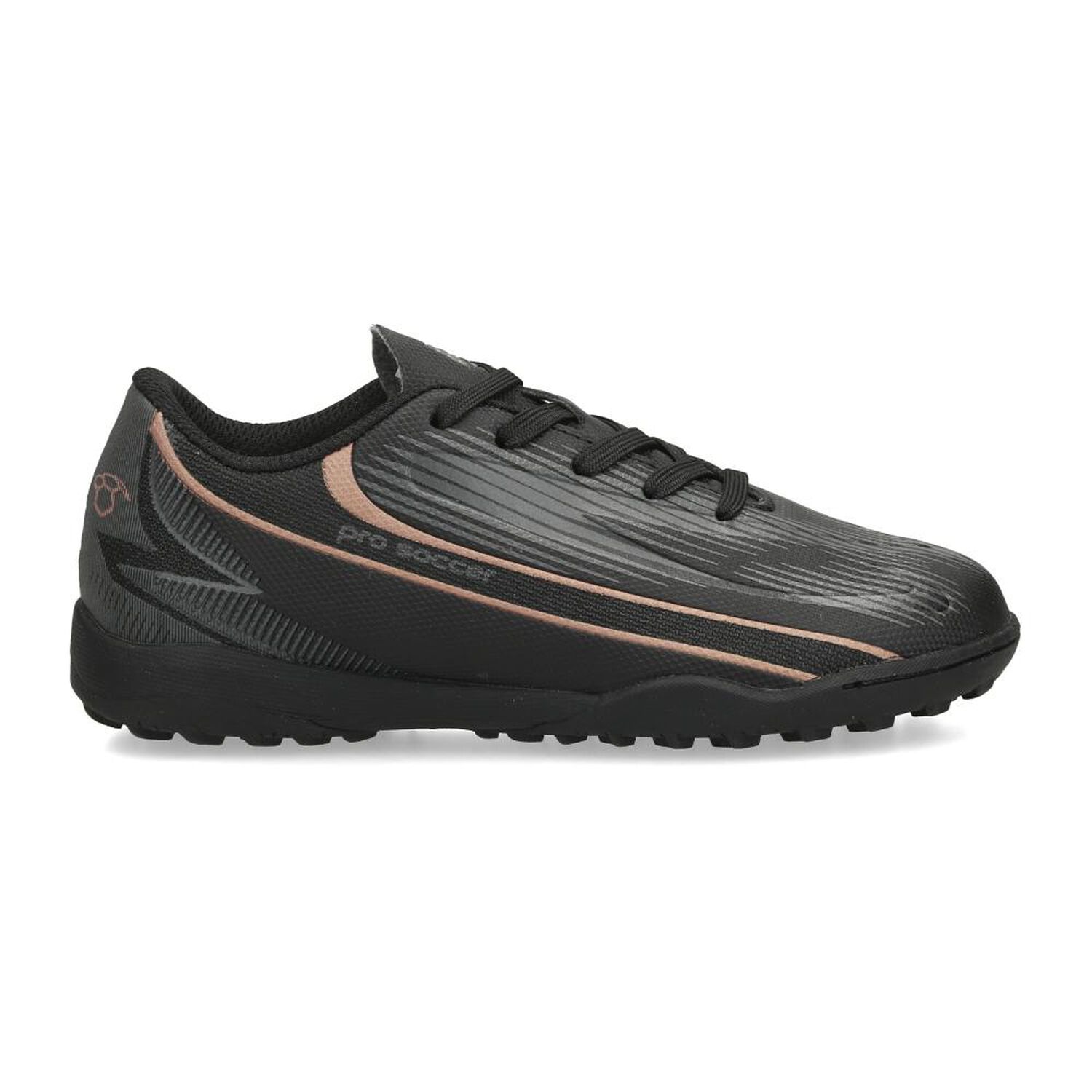 Zapatilla F&uacute;tbol Ni&ntilde;o Pro Soccer Black image number 2.0