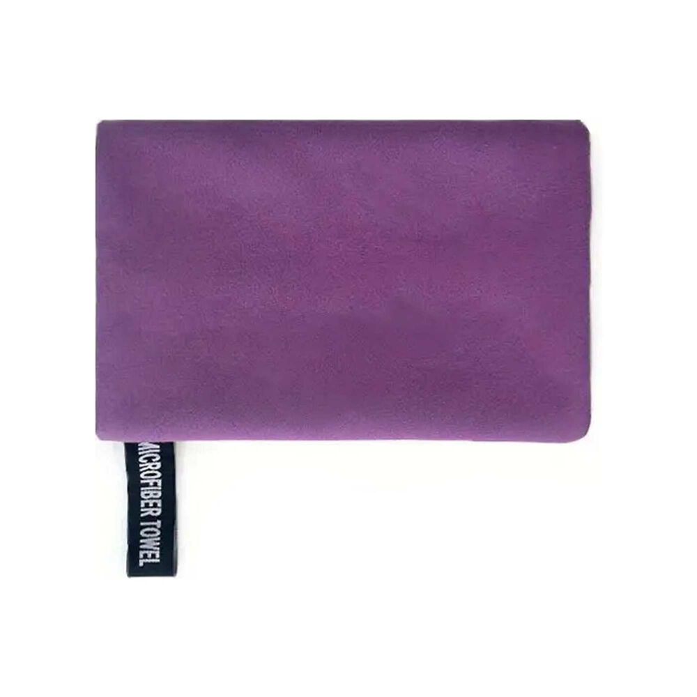 Set 3 Toallas Baño Viaje Microfibra Secado Rápido Violeta image number 1.0