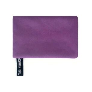 Set 3 Toallas Ba&ntilde;o Viaje Microfibra Secado R&aacute;pido Violeta