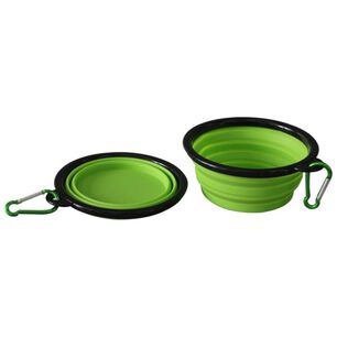 Plato Plegable Para Comida O Agua Para Paseo Mascotas