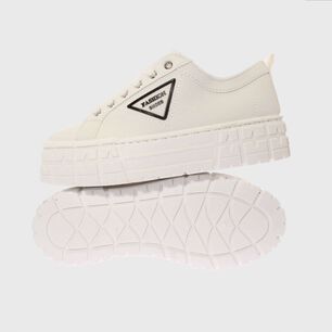 Zapatilla Lona Blanco Andarina Art. 5la7white