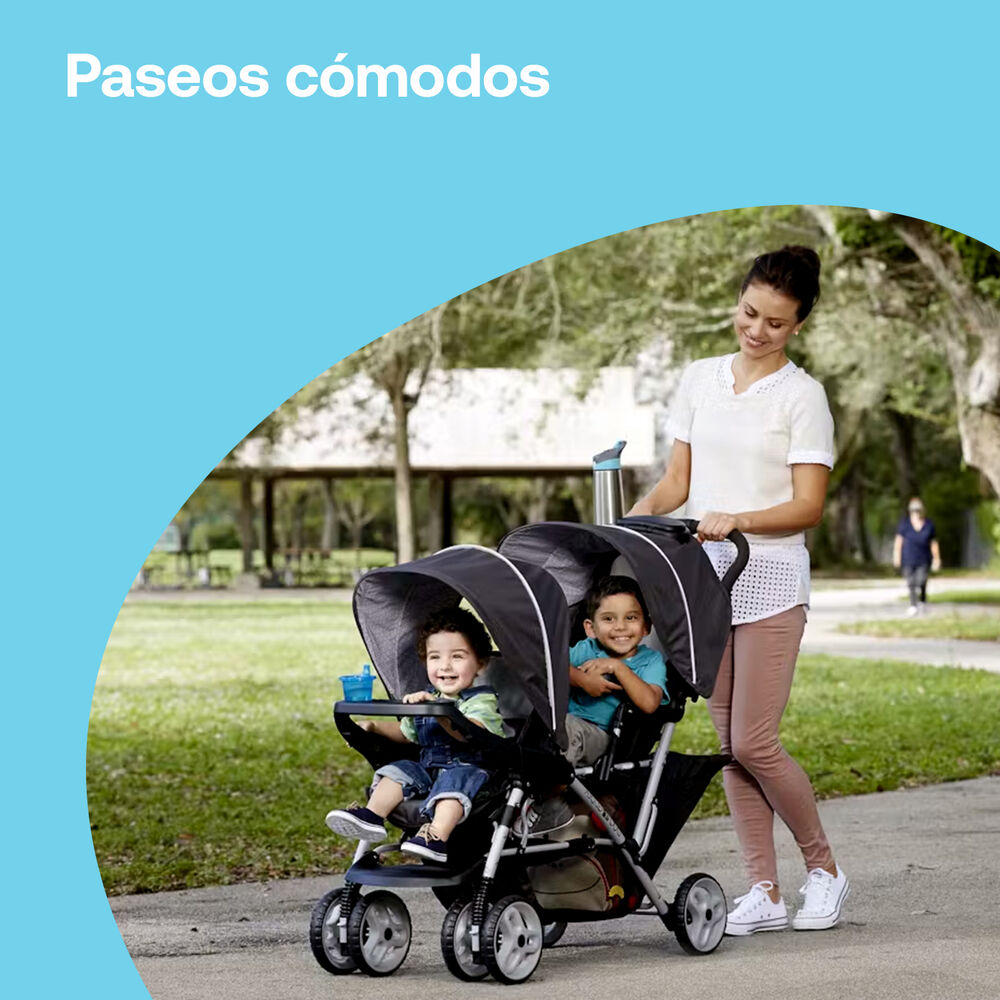 Coche Duoglider Click Connect Glacier Graco image number 7.0