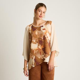 Polera Manga Larga Cuello Redondo Mujer Lorenzo Di Pontti