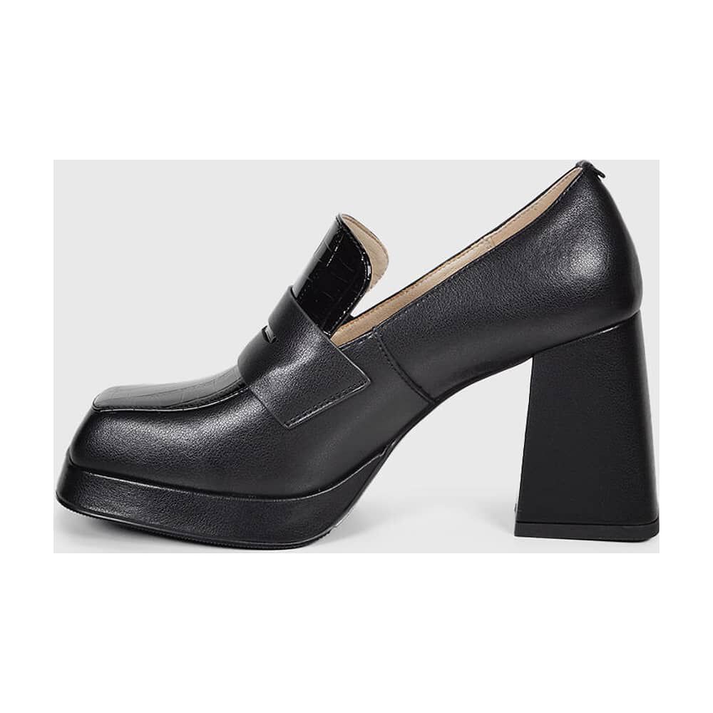 Zapato Cuero Zanila Negro image number 4.0