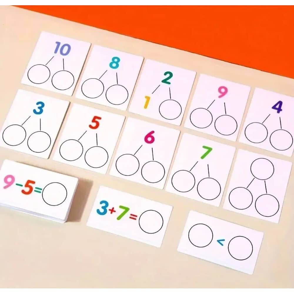 Juguete Did&aacute;ctico Aprendizaje Matem&aacute;tico Sumar Restar Ni&ntilde;os image number 5.0