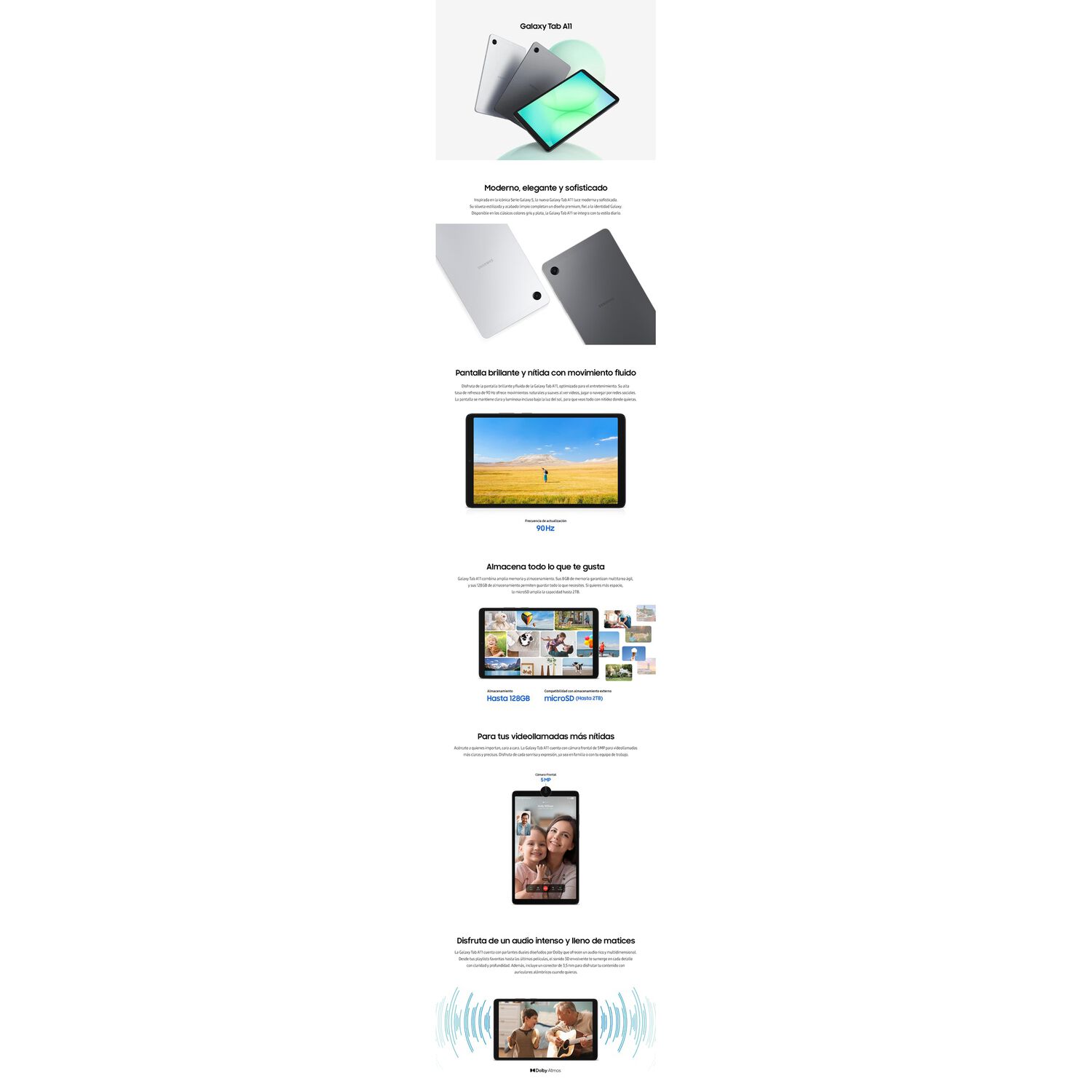 Galaxy Tab A11 Gris 64 Gb image number 9.0