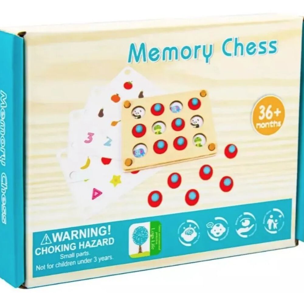 Juego Memorice De Madera Montessori Tarjetas Intercambiables image number 2.0