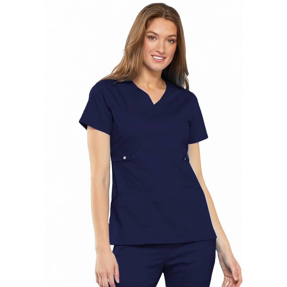 Polera Clinica Cherokee Luxe Azul Marino Enfermera image number 3.0