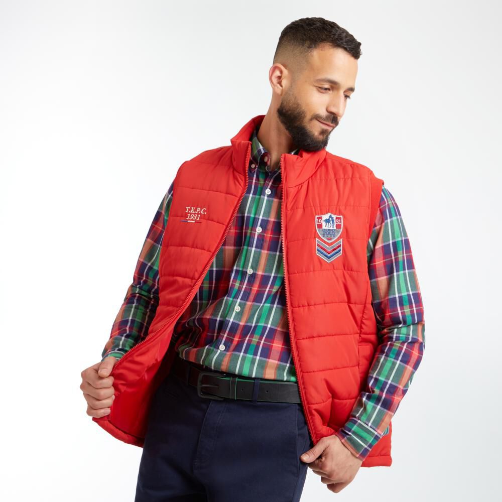 Chaqueta Regular Fit Sin Mangas Cuello Alto Hombre The King's Polo Club image number 2.0