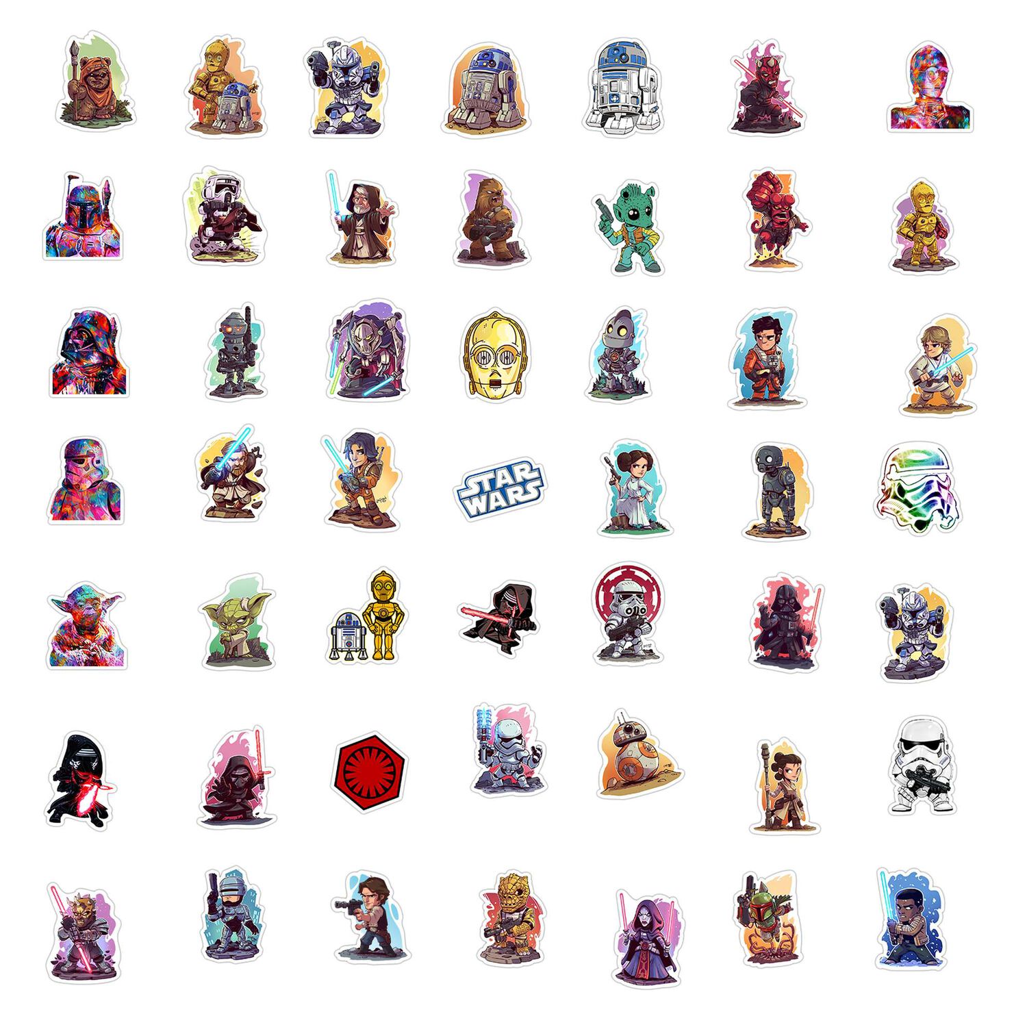 Pack Sticker Star Wars Stormtooper Darth Vader image number 4.0