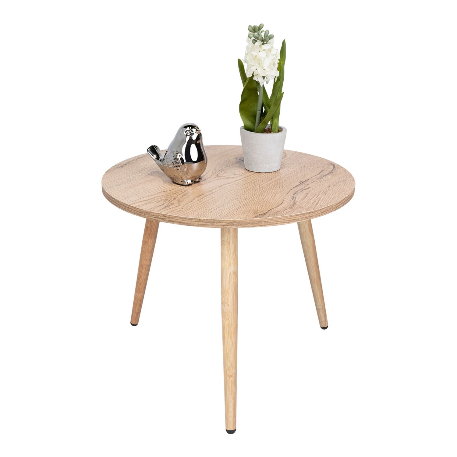 Mesa Lateral Aux Cafe Claro 41,5x47,9x47,9 Cm image number 2.0