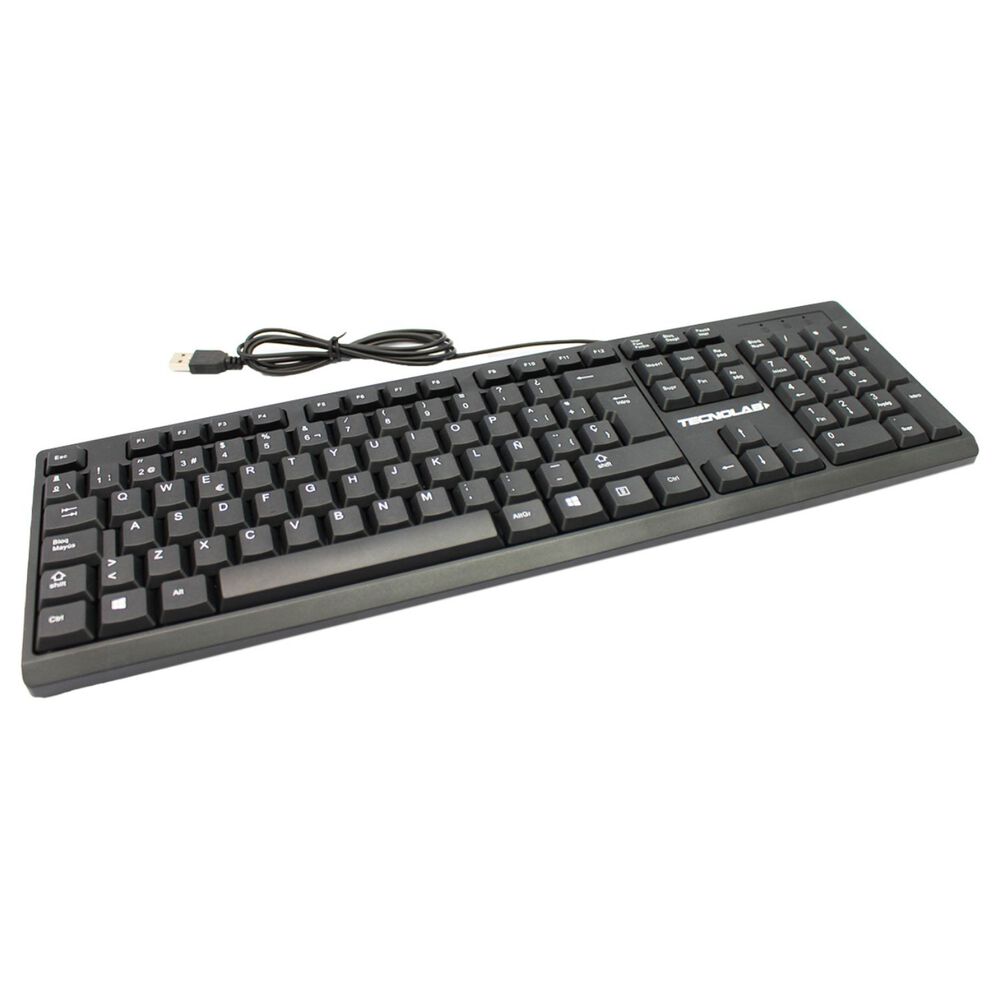 Kit Teclado Y Mouse Con Cable Usb Color Negro - Ps image number 0.0