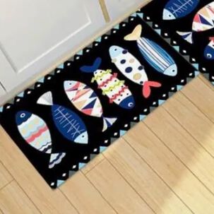 Alfombra Para Cocina Piso Peces