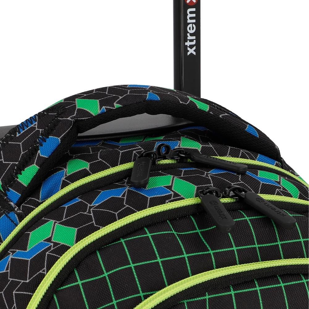Mochila Con Ruedas Xtrem Cross 6xt Gamer Negro image number 8.0