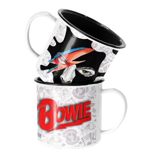 Taza Enlozada Lechera David Bowie Rock Musica