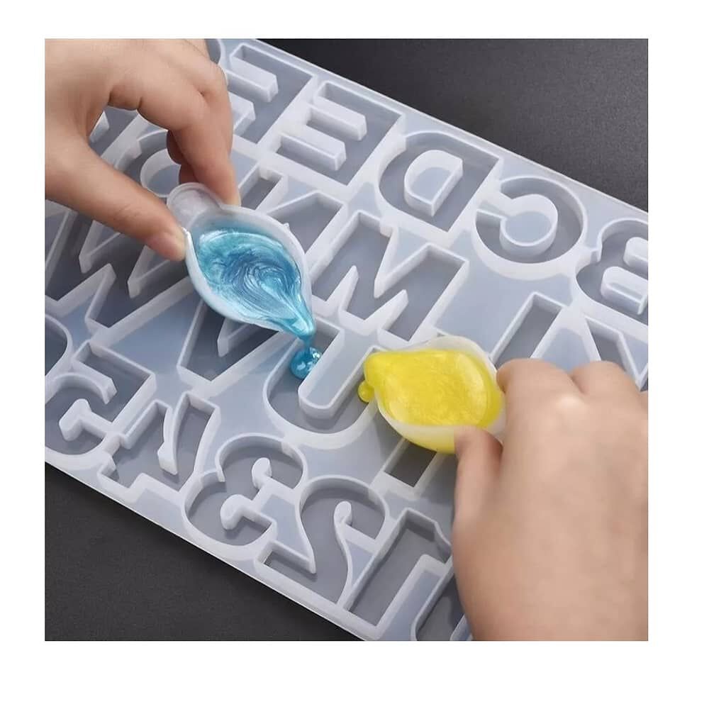 Molde De Silicona Letras Moldes Silicona image number 6.0