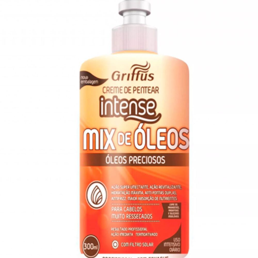 Crema Para Peinar Mix De Oleos 300ml Griffus image number 2.0