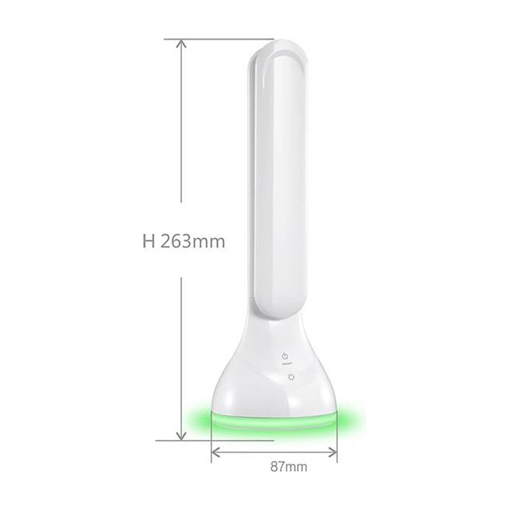 Lampara De Escritorio Led Recargable Touch Con Reloj Dl368 image number 10.0