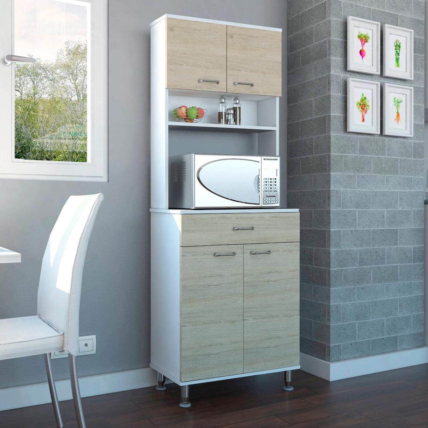 Mueble De Cocina Tuhome Kitchen / 4 / 1 Cajon image number 4.0