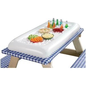 Inflable Barra De Servicio Para Hielo Mesa Piscinas Blanco