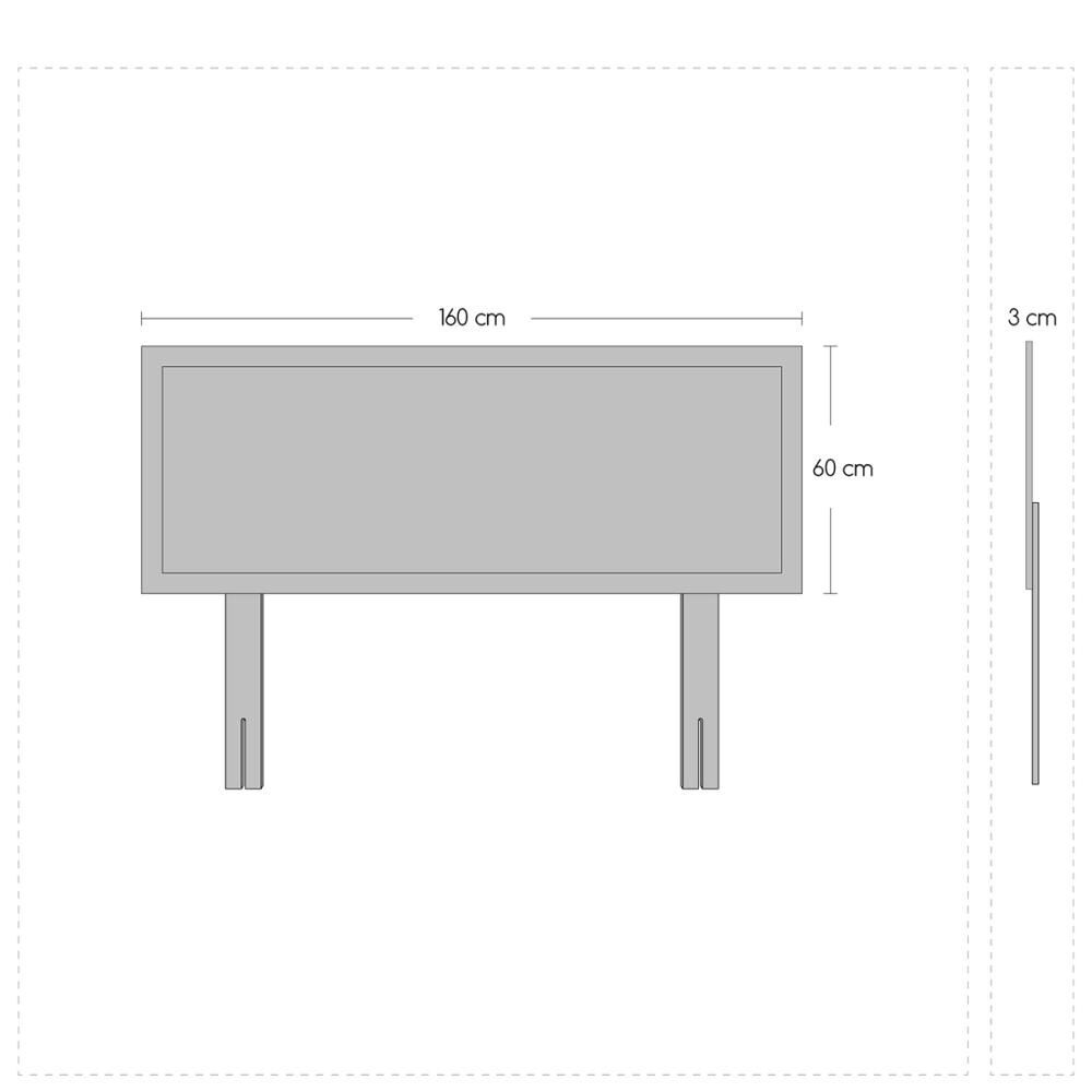 Cama Europea Celta Bamboo / 2 Plazas / Base Normal + Set De Maderas + Textil image number 2.0