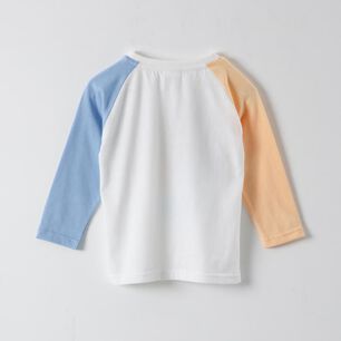 Polera Manga Larga Bebe Ni&ntilde;o Raglan Bluey