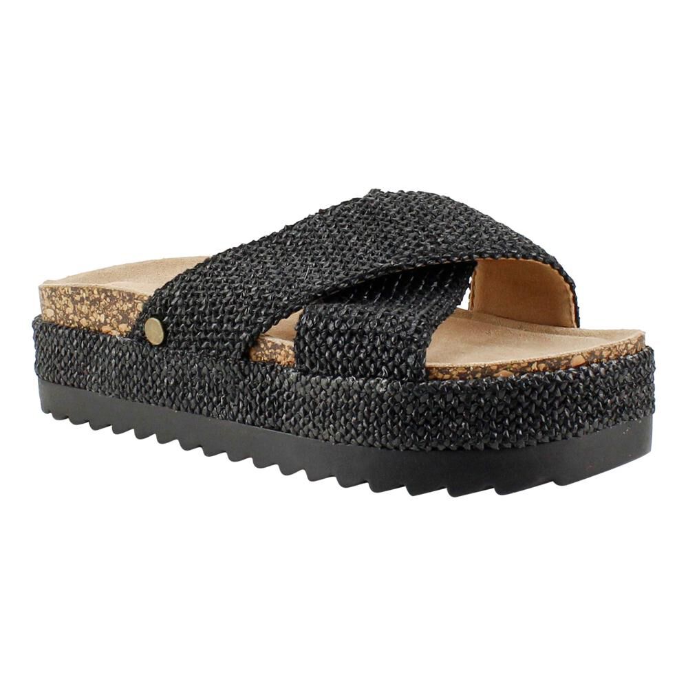 Sandalia Mujer New Walk Black image number 0.0