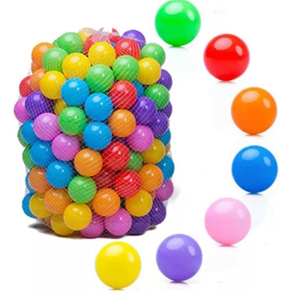 Pack De 100 Pelotitas De Colores 5.5cm image number 0.0