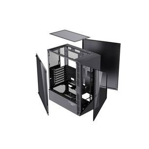 Gabinete Gamer Atx/m-atx/itx + Fuente 500w + 3 Ventiladores Rgb