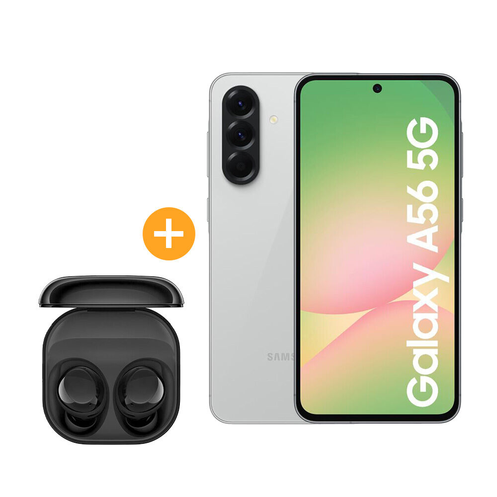 Smartphone Samsung Galaxy A56 Gris / 5G / 128 GB / Liberado + Audífonos Buds Core Negro image number 0.0