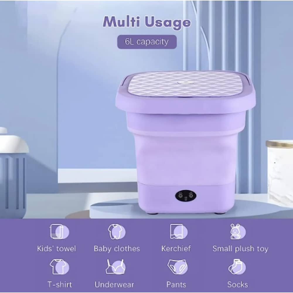 Mini Lavadora Portatil Plegable 2 Kg image number 3.0