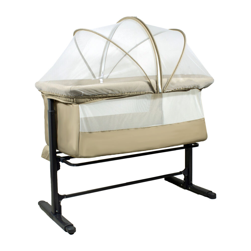 Cuna Colecho Con Mosquitero Myside Lx Beige Bebesit image number 3.0